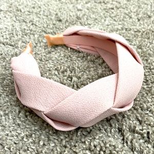 NEW Anthropologie Pink Braided Hairband 🎀